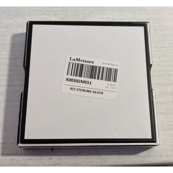 LaMenars 925 Sterling Silver Forever Love Charm Bracelet 21cm In Gift Box - Picture 3 of 12